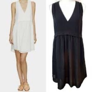 Aritzia sleeveless black mini dress